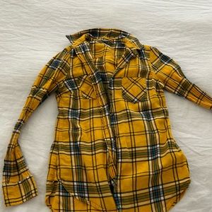 Merona Yellow flannel s